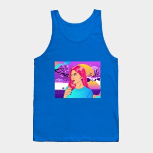 Retro Girl Tank Top